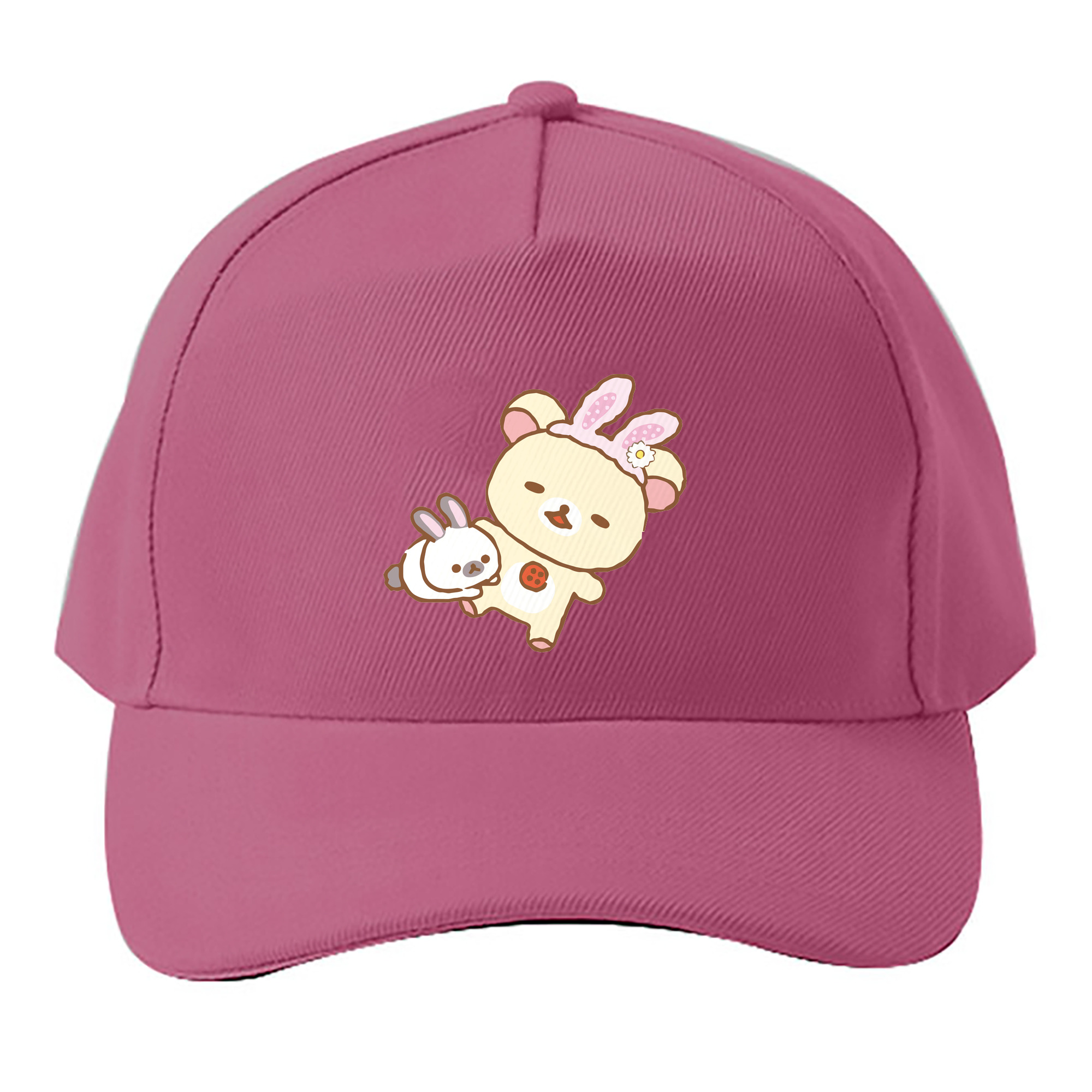 （画像用） リラックマ リラックマ キイロイトリ Rilakkuma Korilakkuma Kiiroitori ベースボールキャップ 綿100％ 男女兼用 帽子 スポーツ